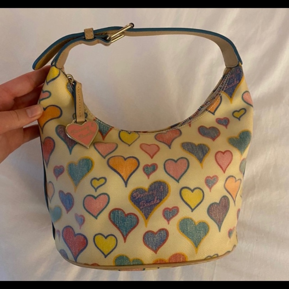 vintage Dooney & Burke heart bag